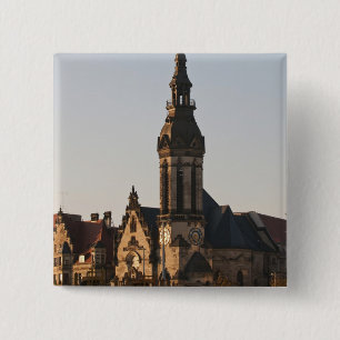 Bóton Quadrado 5.08cm Igreja Reformada Leipzig, Alemanha