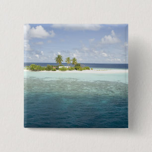 Bóton Quadrado 5.08cm Ilha Dhiggiri, Atol South Ari, Maldivas,