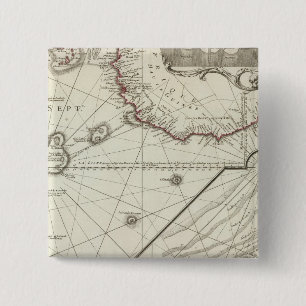 Bóton Quadrado 5.08cm Ilha Fernand de Noronha
