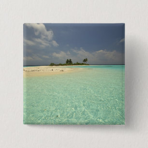 Bóton Quadrado 5.08cm Ilha Mathidhoo, desabitada, Huvadhoo do Norte