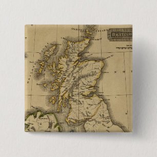 Bóton Quadrado 5.08cm Ilhas Britânicas 2