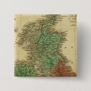 Bóton Quadrado 5.08cm Ilhas Britânicas 4