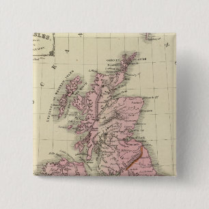 Bóton Quadrado 5.08cm Ilhas Britânicas 5