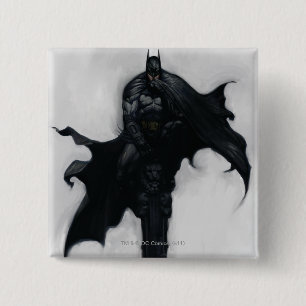 Bóton Quadrado 5.08cm Ilustração Batman