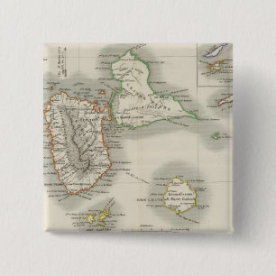 Bóton Quadrado 5.08cm Império americano