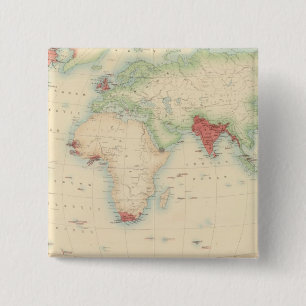 Bóton Quadrado 5.08cm Império Britânico
