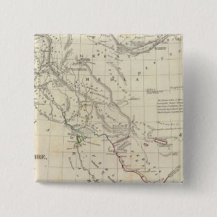 Bóton Quadrado 5.08cm Império Persa, Leste