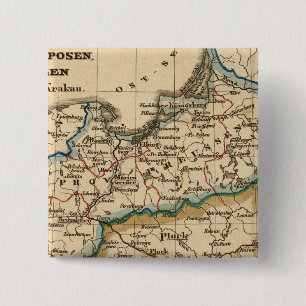 Bóton Quadrado 5.08cm Império Prussiano