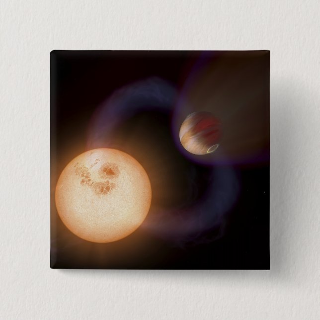 Bóton Quadrado 5.08cm Impressão de artista 2 (Frente)