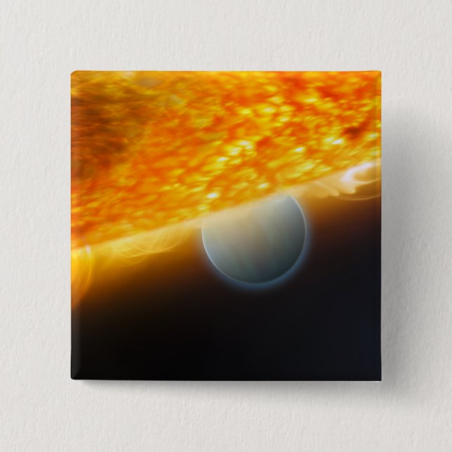 Bóton Quadrado 5.08cm Impressão de artista 3 (Frente)