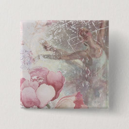 Bóton Quadrado 5.08cm Impressões do balé