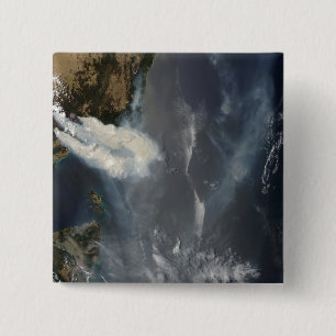 Bóton Quadrado 5.08cm Incêndios e fumaça no sudeste da Austrália