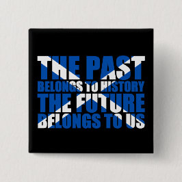 Bóton Quadrado 5.08cm Independência escocesa: O futuro pertence-nos,