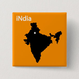Bóton Quadrado 5.08cm iNdia