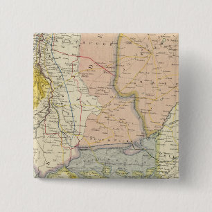 Bóton Quadrado 5.08cm Índia, Paquistão