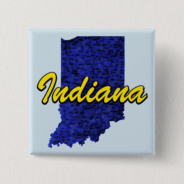 Bóton Quadrado 5.08cm Indiana (Frente)