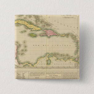 Bóton Quadrado 5.08cm Índias Ocidentais 9