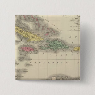 Bóton Quadrado 5.08cm Índias Ocidentais 9