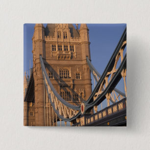 Bóton Quadrado 5.08cm Inglaterra, Londres, A Tower Bridge