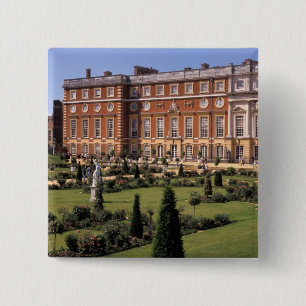 Bóton Quadrado 5.08cm Inglaterra, Surrey, Hampton Court Palace.
