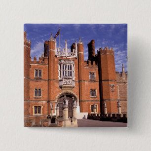 Bóton Quadrado 5.08cm Inglaterra, Surrey, Palácio de Hampton Court. 3