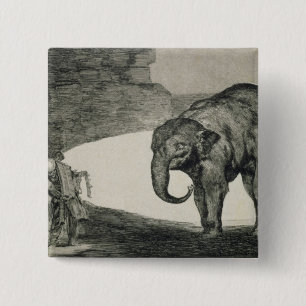 Bóton Quadrado 5.08cm Insensatez de Francisco Jose de Goya y Lucientes