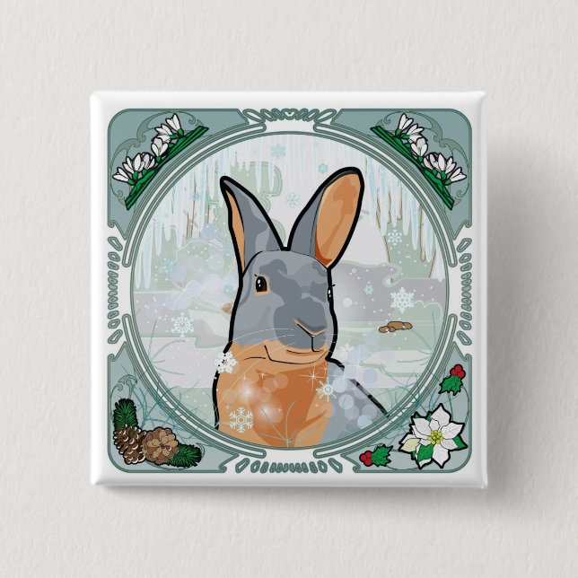 BÓTON QUADRADO 5.08CM INVERNO (Frente)