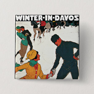Bóton Quadrado 5.08cm Inverno em Davos