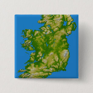 Bóton Quadrado 5.08cm Ireland