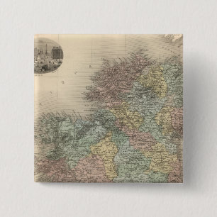 Bóton Quadrado 5.08cm Irlanda 7