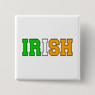 Bóton Quadrado 5.08cm Irlandês