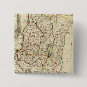 Bóton Quadrado 5.08cm Israel e a Palestina 2