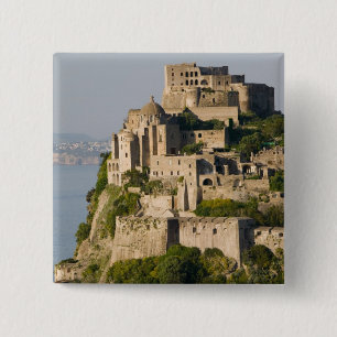 Bóton Quadrado 5.08cm ITÁLIA, Campânia, Baía de Nápoles), ISCHIA,