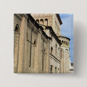 Bóton Quadrado 5.08cm Itália, Parma, Torre da Igreja de San Giovanni
