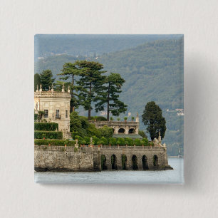 Bóton Quadrado 5.08cm Itália, Stresa, Lago Maggiore, Isola Bella 2