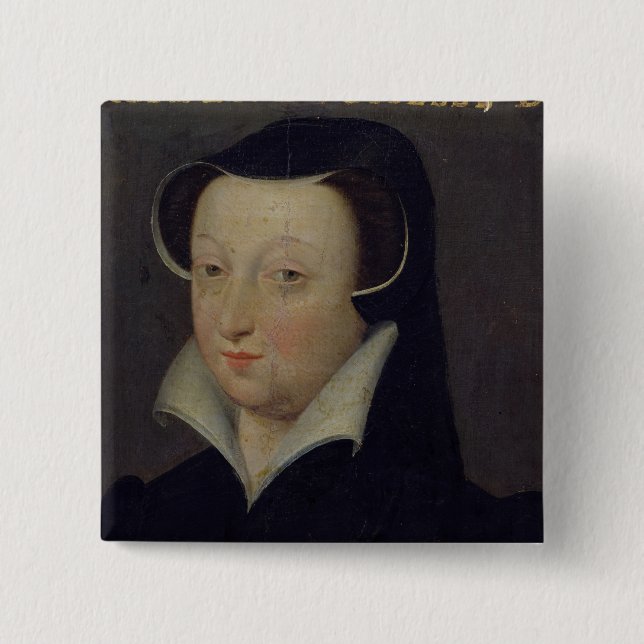 Bóton Quadrado 5.08cm Jacqueline de Rohan, Duchesse de Longueville (Frente)
