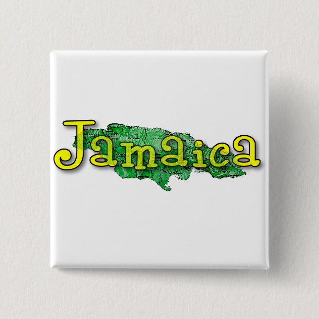 Bóton Quadrado 5.08cm Jamaica (Frente)