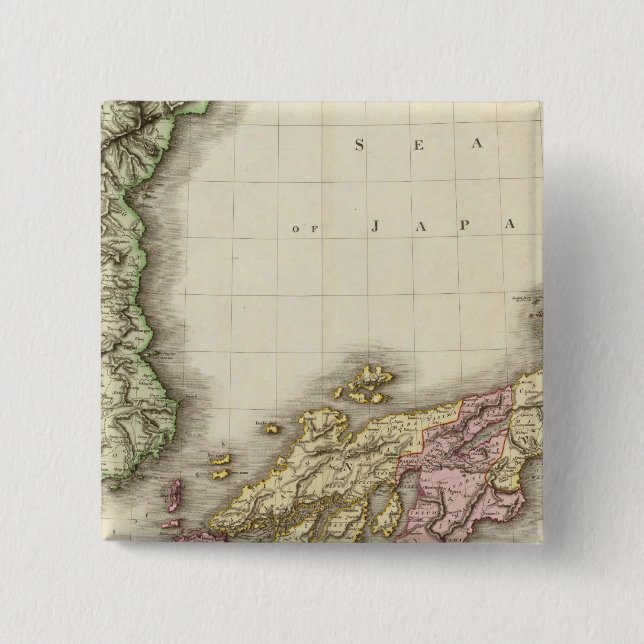 Bóton Quadrado 5.08cm Japão 9 (Frente)