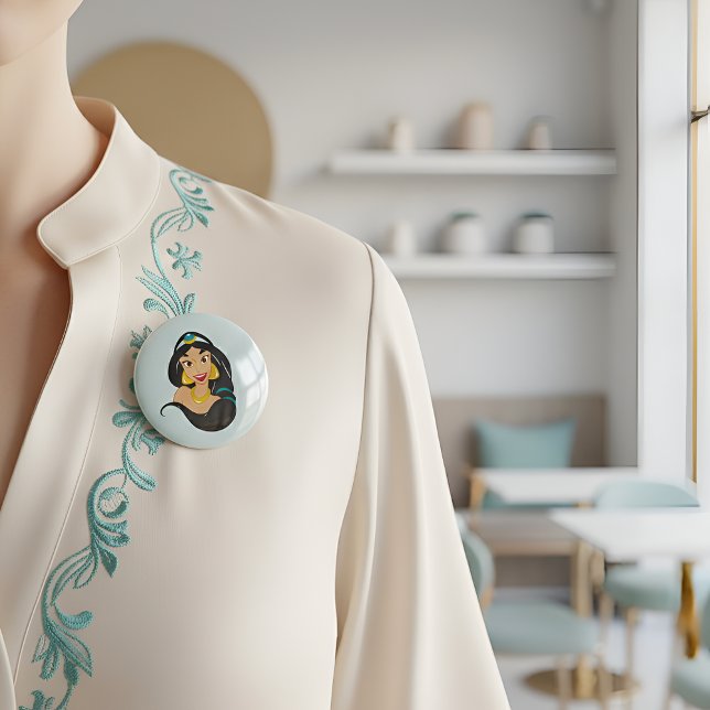 Bóton Quadrado 5.08cm Jasmine Button (Criador carregado)