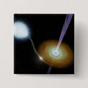 Bóton Quadrado 5.08cm Jatos de material atirando