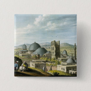 Bóton Quadrado 5.08cm Jerusalem do oeste, bar. por watts de William, 18