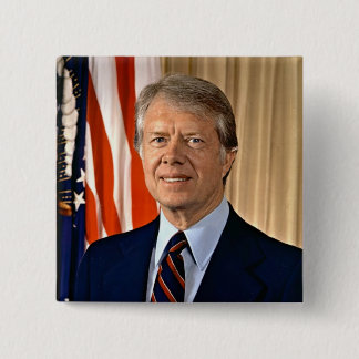 Bóton Quadrado 5.08cm Jimmy Carter