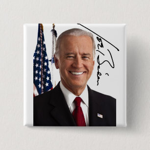 Bóton Quadrado 5.08cm Joe Biden Button