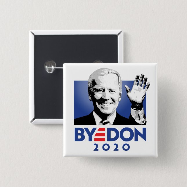 BÓTON QUADRADO 5.08CM JOE BYE DON 2020 (Frente & Verso)