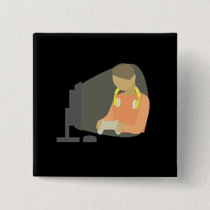 Bóton Quadrado 5.08cm Jogador