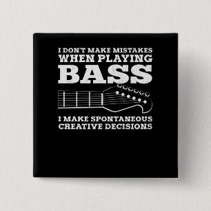 Bóton Quadrado 5.08cm Jogador de Bass