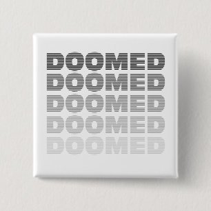 Bóton Quadrado 5.08cm Jogador Doomed