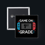 Bóton Quadrado 5.08cm Jogo Na Série 1rua De Volta Ao Jogador Engraçado D<br><div class="desc">Jogo Na Série 1rua De Volta Ao Jogador Engraçado Da Escola</div>