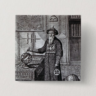 Bóton Quadrado 5.08cm Johann Adam Schall von Bell