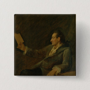 Bóton Quadrado 5.08cm Johann Wolfgang von Goethe, 1775